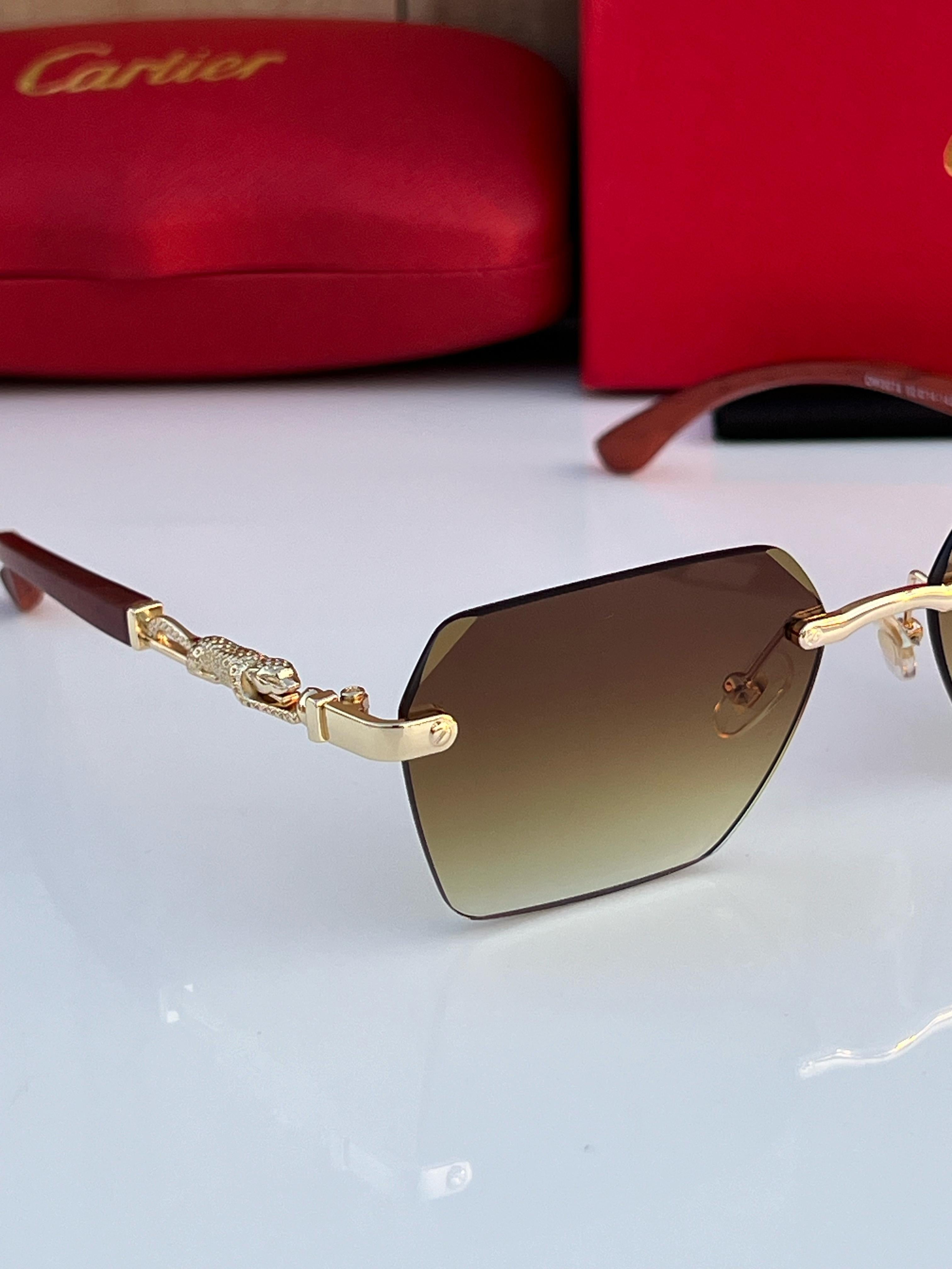 Ca_rtier 3078 gold brown A