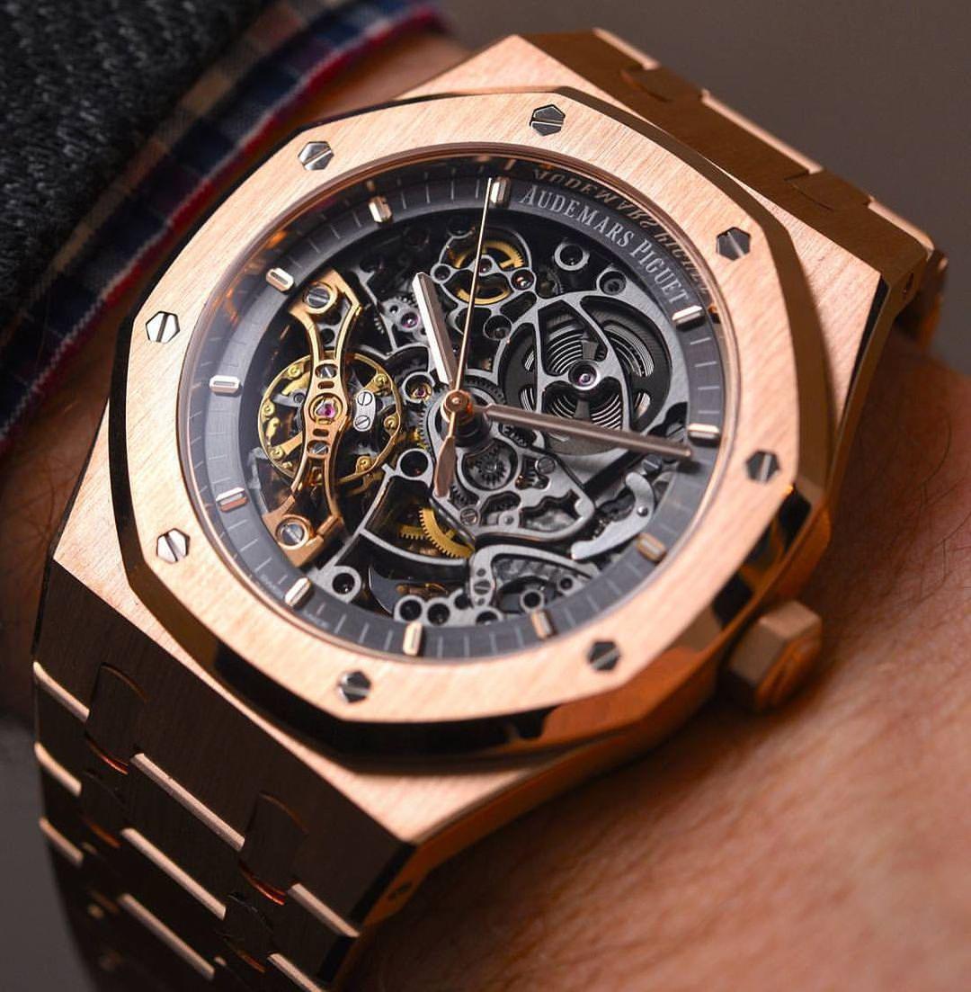 Audemars Watch Royal Oak Skeleton Automatic Steel
